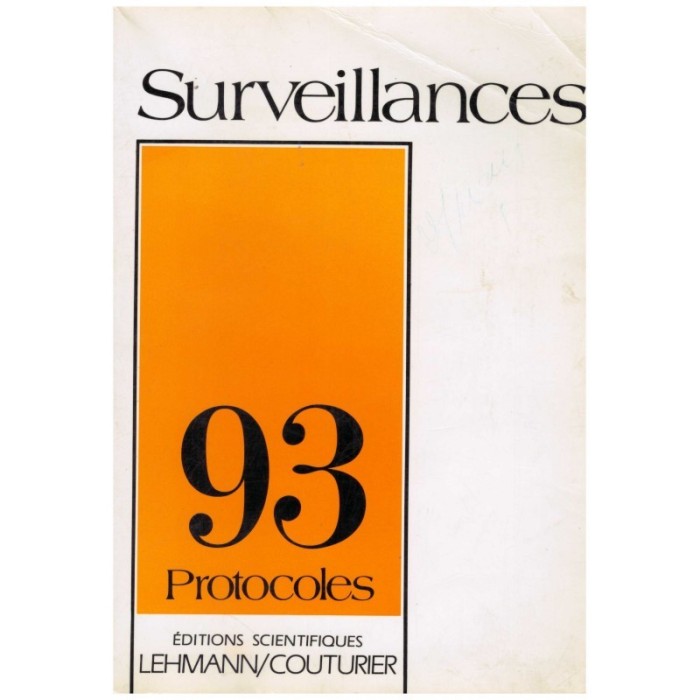 - Surveillances - protocoles - 131035