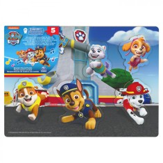 PATRULA CATELUSILOR PUZZLE DIN LEMN CU SUNETE SI FORME SuperHeroes ToysZone foto