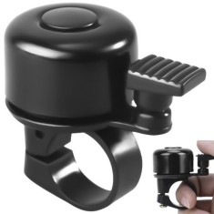 Sonerie bicicleta, clema prindere universala, negru