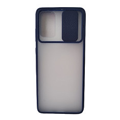 Huse siliconcu protectie camera slide Samsung Galaxy S20 Plus , S20+ , Albastru