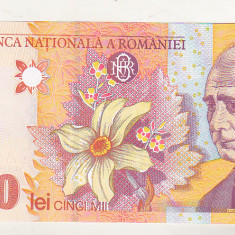 bnk bn Romania 5000 lei 1998 ( 2001 ) unc