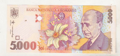 bnk bn Romania 5000 lei 1998 ( 2001 ) unc foto