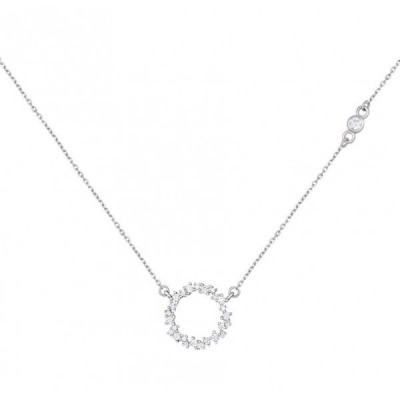 Colier elegant Ring din otel foto