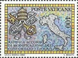 Vatican 1985 - Modificarea Tratatului cu Italia, neuzata