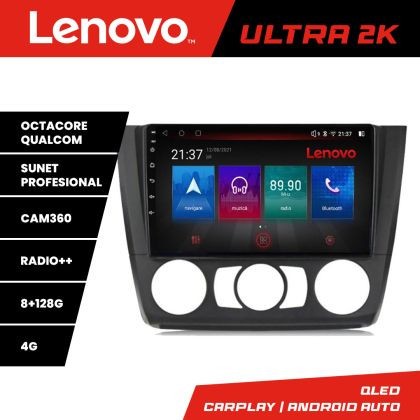 Navigatie BMW Seria 1 E87 2007-2011 clima manuala M-bmw117-manual Octa Core Android Radio Bluetooth GPS WIFI/4G DSP LE CarStore Technology