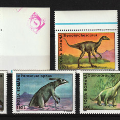 Timbre România, 1994 | Animale Preistorice - Dinozauri | completă - MNH | aph