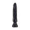 Dildouri anale - Get Real Dildo Anal pentru Incepatoare 15 cm Negru Membrul cu Textura Imbunatateste Stimularea