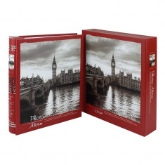 Album foto Old City London Clock, 200 fotografii 10x15 cm, slip-in, memo, cutie foto