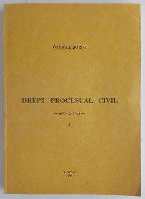 Gabriel Boroi - Drept procesual civil - Note de curs- I foto