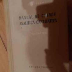 Manual De Chimie Anlitica Cantitativa - C. Liteanu ,539885