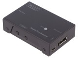 Repeater DisplayPort cu 2 Sockets DisplayPort și USB B Mini