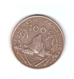 Moneda Polinezia Franceza 100 francs/franci 1996, stare foarte buna, curata, Australia si Oceania, Cupru-Nichel