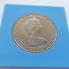 322. Guernsey 25 pence 1981 (Wedding of Prince Charles and Lady Diana)