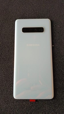 Capac Original Samsung Galaxy S10+ cu Geam Camera (SH) BLUE foto