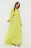 Cumpara ieftin Beatrice B rochie culoarea verde, maxi, evazati