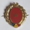 Insigna GP - Garzile Patriotice - COMANDANT DE PLUTON - Ceausescu 1970