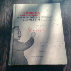 3 MINUTES POUR COMPRENDRE LES GRANDES THEORIES D'EINSTEIN - PAUL PARSONS (CARTE IN LIMBA FRANCEZA)