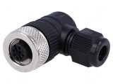 Conector M12 mufă PIN 4 mamă A-DeviceNet CANopen IP67