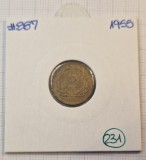 231 Turcia, Turkey, 5 Kurus 1955, KM#887