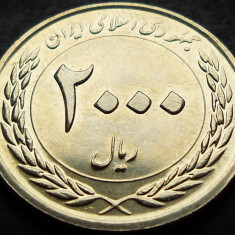Moneda exotica 2000 RIALI - IRAN, anul 2010 *cod 5126 - UNC din SACULET BANCAR