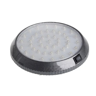 Plafoniera led 24v cu buton on/off, lumina alba 6000k foto