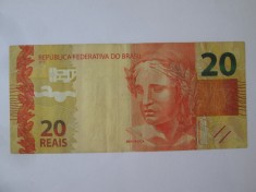 Brazilia 20 Reais 2010,bancnota din imagini
