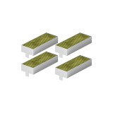 Set 4 Filtre Carbon Aer Original pentru Hota Bosch, Neff | Coduri 17007439, 17004806