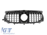 Grila neagra tip GT potrivita pentru Mercedes GLA H247 dupa 2024 cu bumper standard Performance AutoTuning