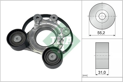 INA 534 0774 10 Intinzator curea, curea distributie foto