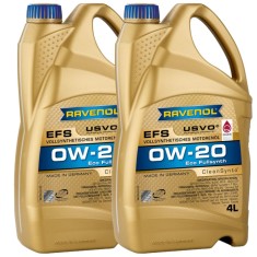 Pachet 8 litri ulei Ravenol EFS USVO 0W20 foto