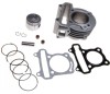 Kit cilindru set motor scuter/ATV GY6 80cc (47mm) 4T racire aer, Oem