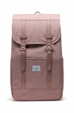 Herschel rucsac Retreat Backpack culoarea roz, mare, neted