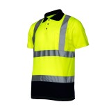 Cumpara ieftin Tricou reflectorizant polo / verde - 3xl