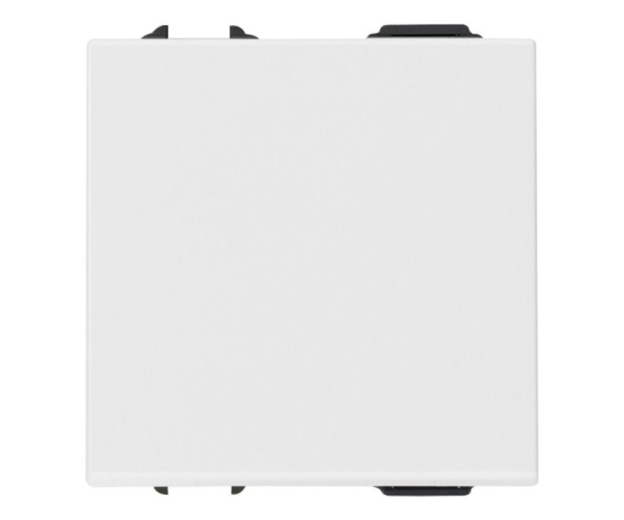 Intrerupator simplu 2M Flexo Himel alb