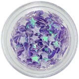 Stele din material - decora&Aring;&pound;iuni mov opalescent, INGINAILS
