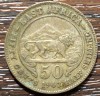 (A36) MONEDA DIN ARGINT EAST AFRICA - 50 CENTS / HALF SHILLING 1942, GEORGE VI, Europa