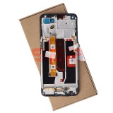 LCD+Touchscreen cu Rama OPPO A74 5G / A54 5G BLACK Original Service Pack