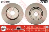 Disc frana LEXUS IS II (GSE2, ALE2, USE2) (2005 - 2016) TRW DF7340