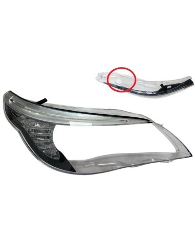 Sticla far dreapta pentru BMW Seria 5 E60/E61 LCI far Xenon cu adaptiv (2007-2010)