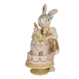 Cumpara ieftin Figurina Iepuras Paste polirasina multicolora 20x15x36 cm