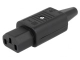 Conector Alimentare AC Mufă Mamă IEC 60320 10A 250V