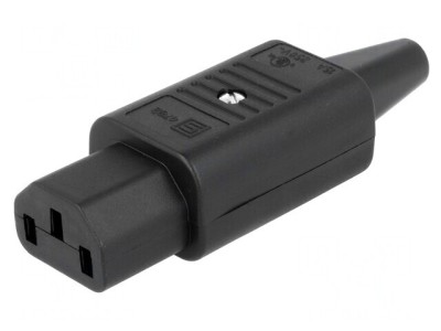 Conector Alimentare AC Mufă Mamă IEC 60320 10A 250V foto