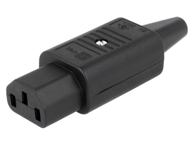 Conector Alimentare AC Mufă Mamă IEC 60320 10A 250V