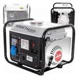 Generator pentru curent electric monofazic, 1200W, 2 CP, pornire manuala, motor in 2 timpi racit cu aer, alb, Kraft