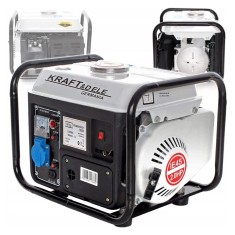Generator pentru curent electric monofazic, 1200W, 2 CP, pornire manuala, motor in 2 timpi racit cu aer, alb, Kraft