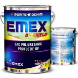 Lac Poliuretanic Emex UV Shield Transparent 16kg + 5.30kg Bicomponent Lucios Rezistent UV