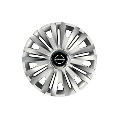 Set 4 Capace Roti pentru Nissan Nou, model Royal Gray, R15, NISSAN foto