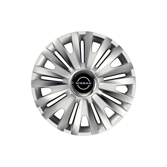 Set 4 Capace Roti pentru Nissan Nou, model Royal Gray, R15, NISSAN
