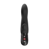 Vibrator Rabbit Bi Stronic Arc Fun Factory, 8 Moduri Impingere, 6 Moduri Vibratii, Silicon, USB, Negru, 21.6 cm