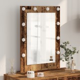 vidaXL Oglindă de toaletă Lemn vechi Lemn solid 70 x 50 x 18 cm Oglindă